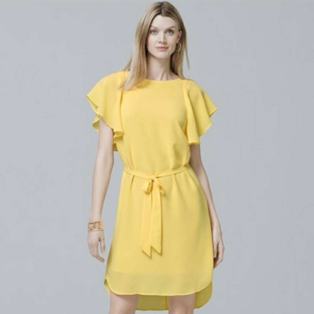 Yellow WHBM Dress